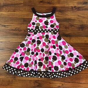 Girls Lydia Jane Polka Dots Dress
Dressy Occassion Church Wedding Party Event